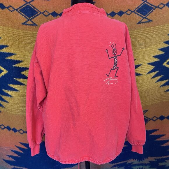 Vintage 94’ 4 Fun Graphic Pocahontas Central Park Long Sleeve Pullover. Medium. - Picture 2 of 16